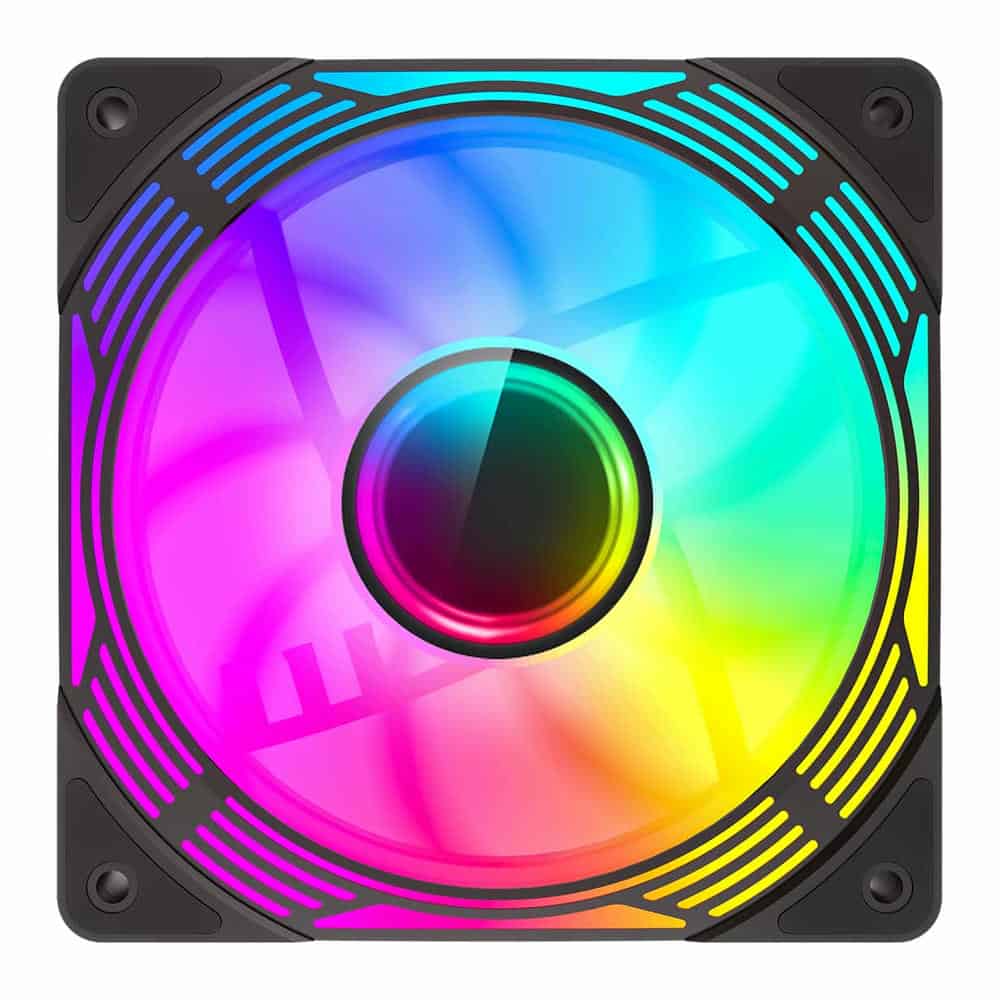 (image for) GameMax KF300R Black 120mm ARGB Case/CPU Cooler Triple Fan Pack